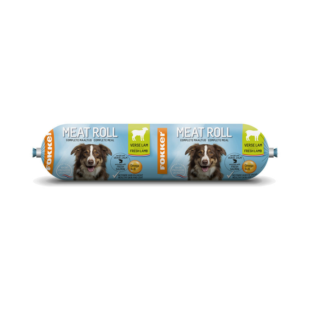  10x Fokker Meat Roll Lam - Zalm