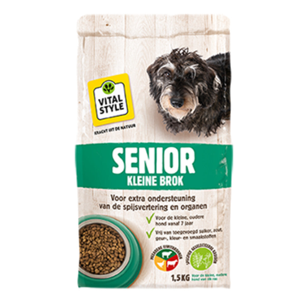  VITALstyle Hondenvoer Senior Kleine Brok