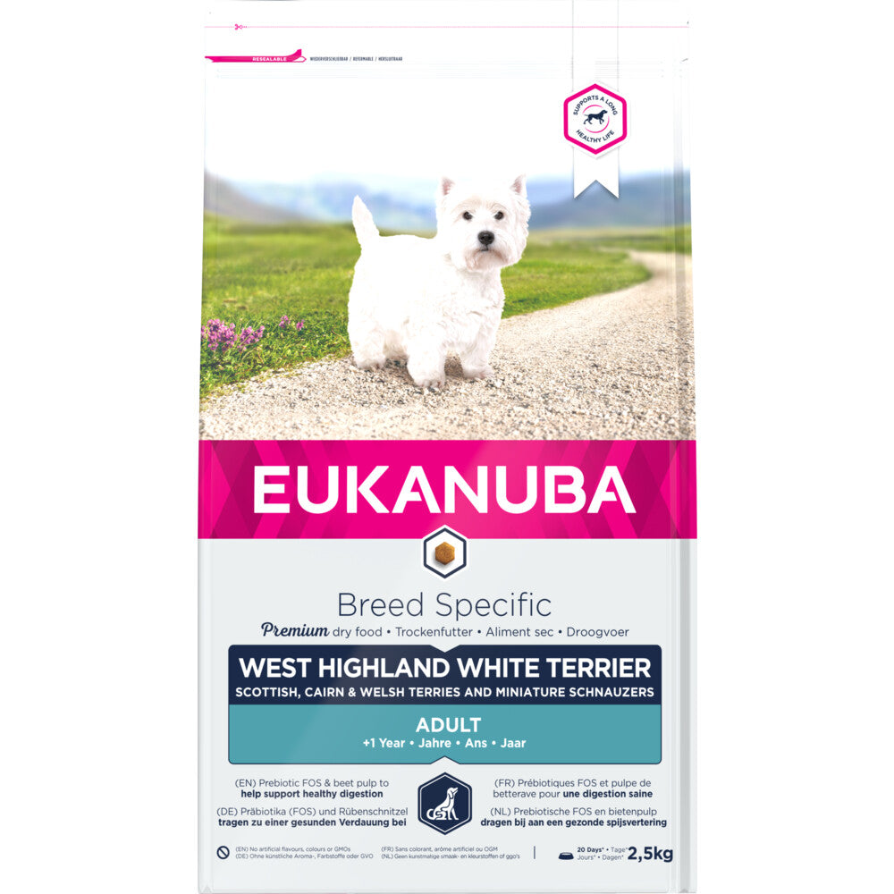  Eukanuba Dog Adult West Highland White Terrier Kip