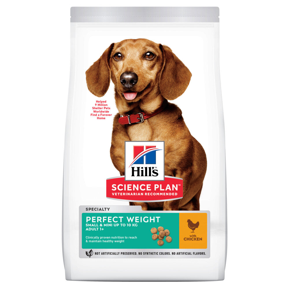 Hill's Hill\u0027s Science Plan Hondenvoer Adult Perfect Weight Small & Mini Kip