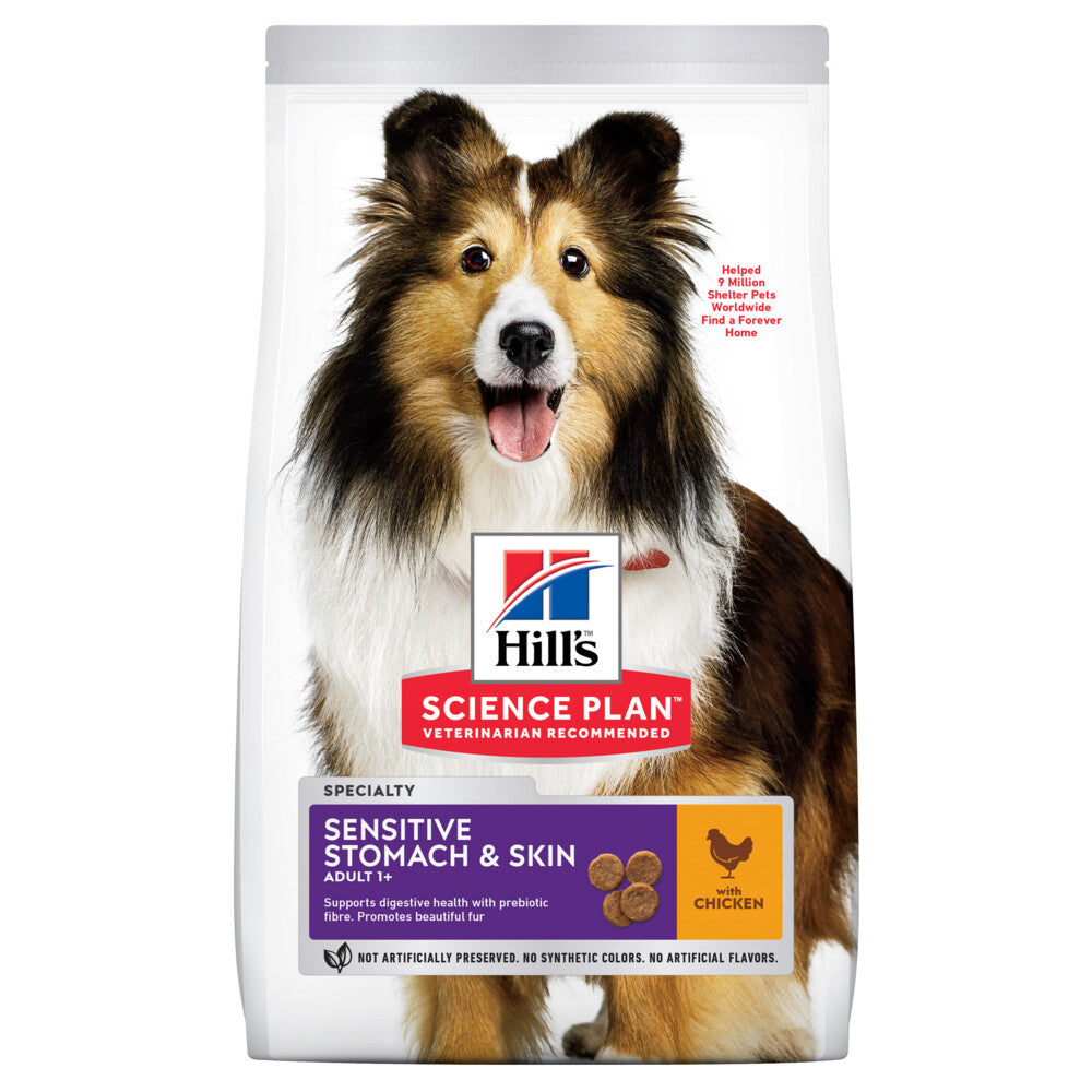 Hill's Hill\u0027s Science Plan Adult Sensitive Stomach - Skin Medium Kip