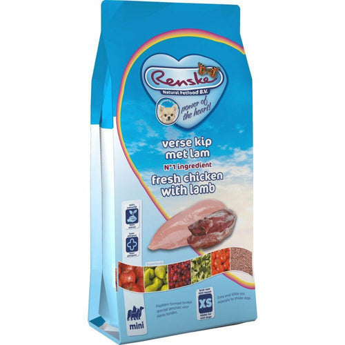  8x Renske Super Premium Hondenvoer Mini Kip - Lam