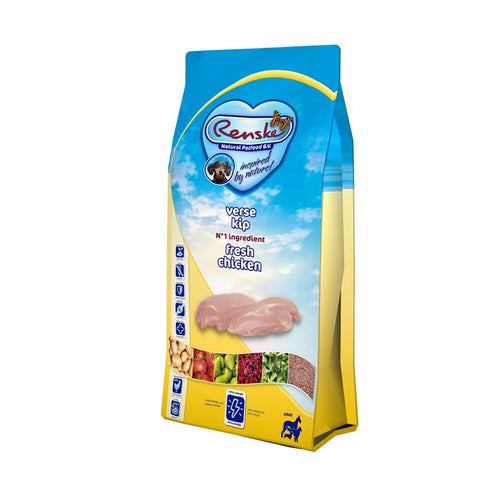  8x Renske Super Premium Hondenvoer Adult Graanvrij Verse Kip