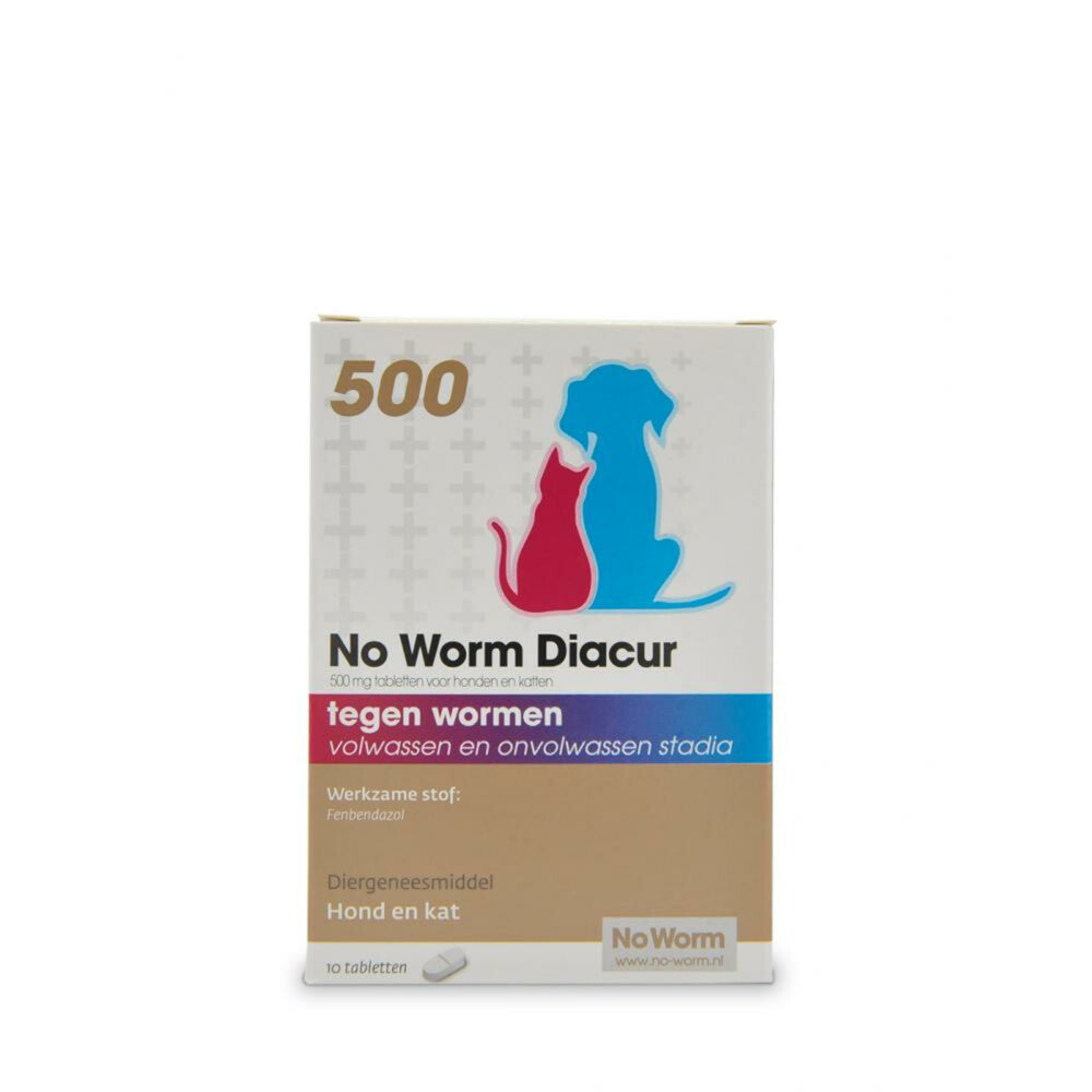  No Worm Diacur 500 Ontworming Hond En Kat