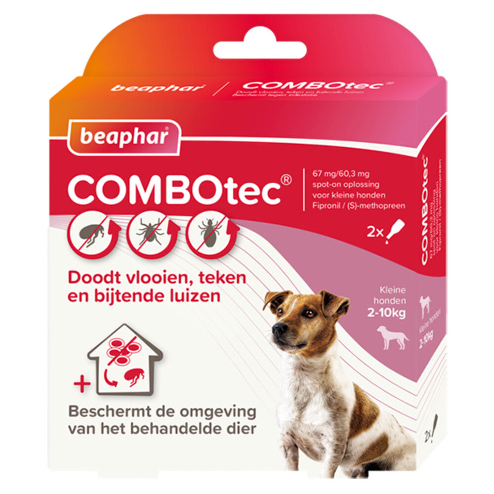  Beaphar Combotec Anti Vlooien En Teken Druppels Hond 2-10 Kg
