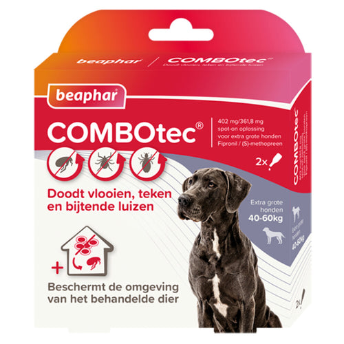  Beaphar Combotec Anti Vlooien En Teken Druppels Hond 40-60 Kg
