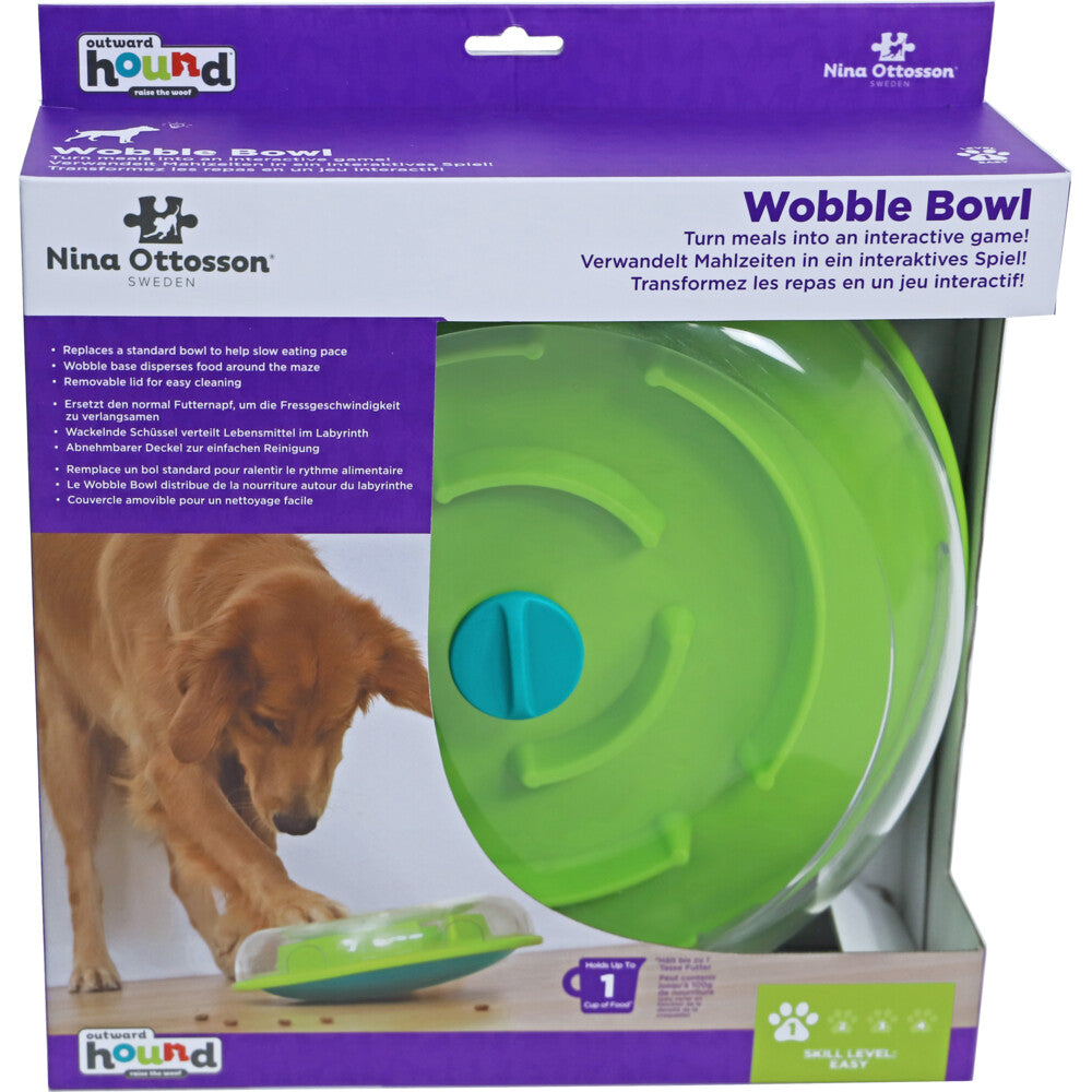  Nina Ottosson Hondenspel Wobble Bowl Ø 30 Cm