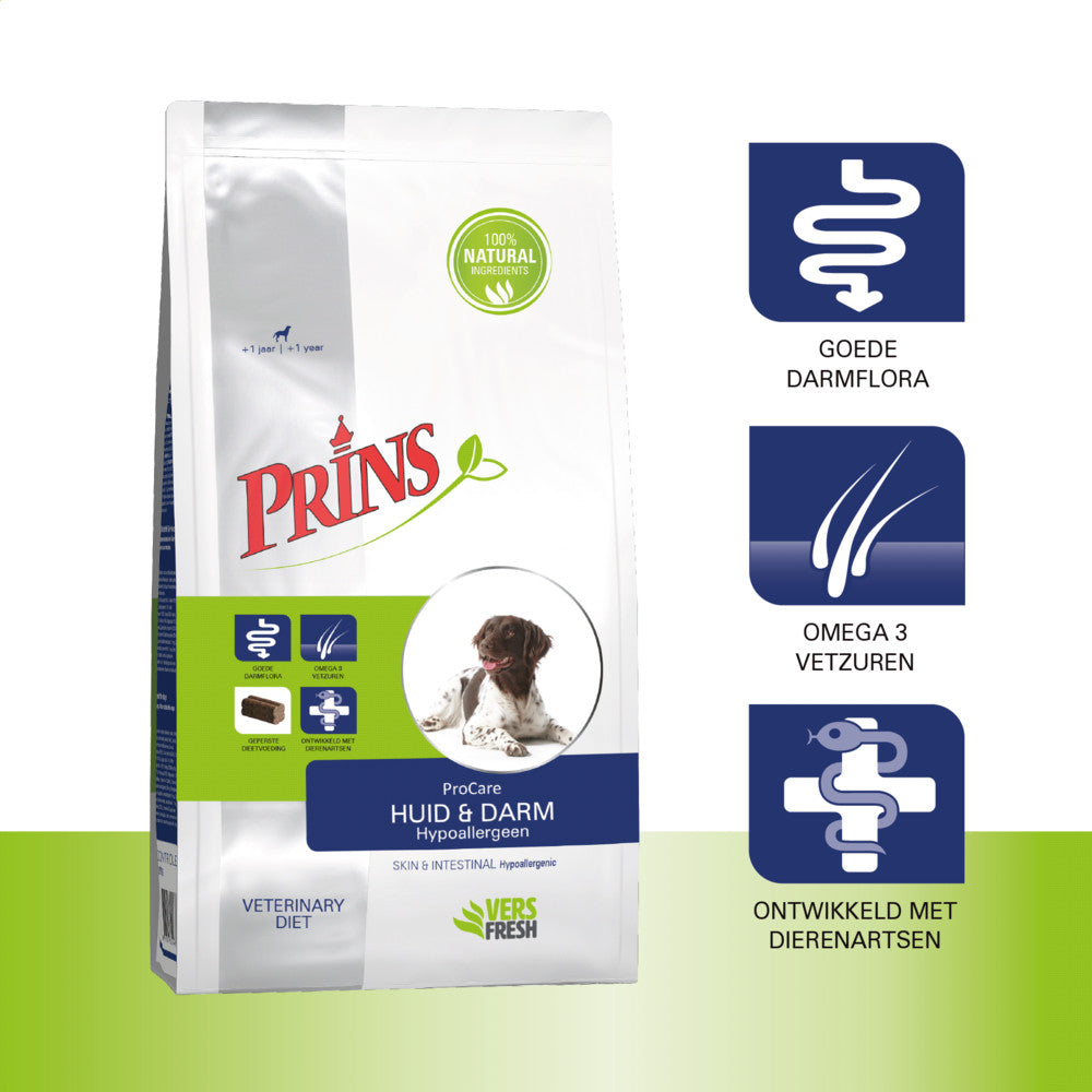  Prins ProCare Diet Huid & Darm Hypoallergeen Hondenvoer