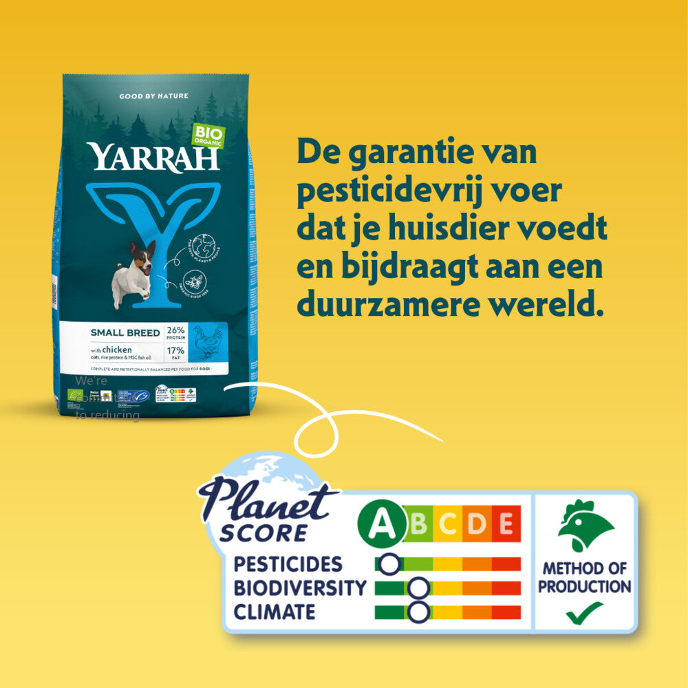  Yarrah Bio Hondenvoer Adult Small Breed Kip