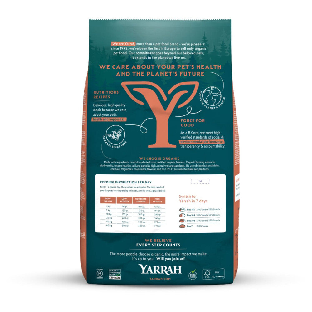  Yarrah Bio Hondenvoer Senior Kip