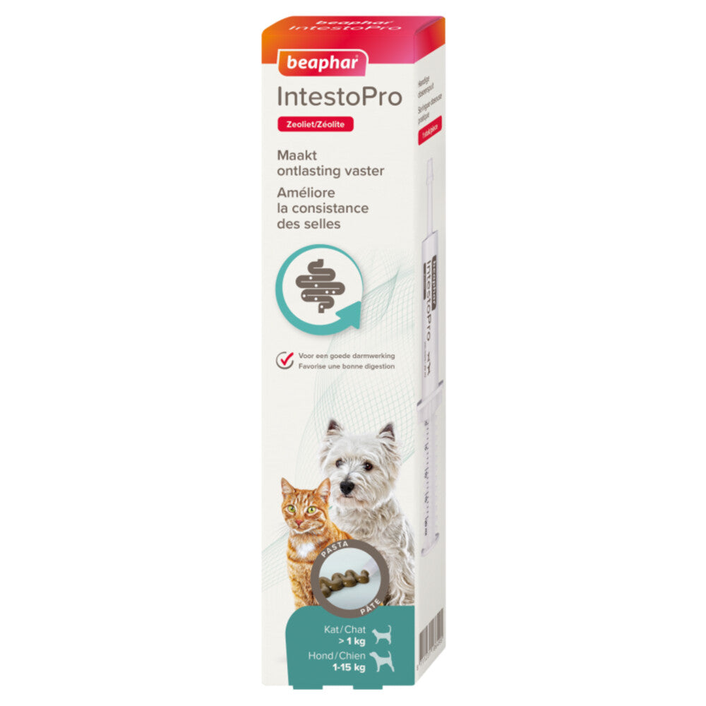  Beaphar IntestoPro Pasta Kat - Hond Tot 15 Kg