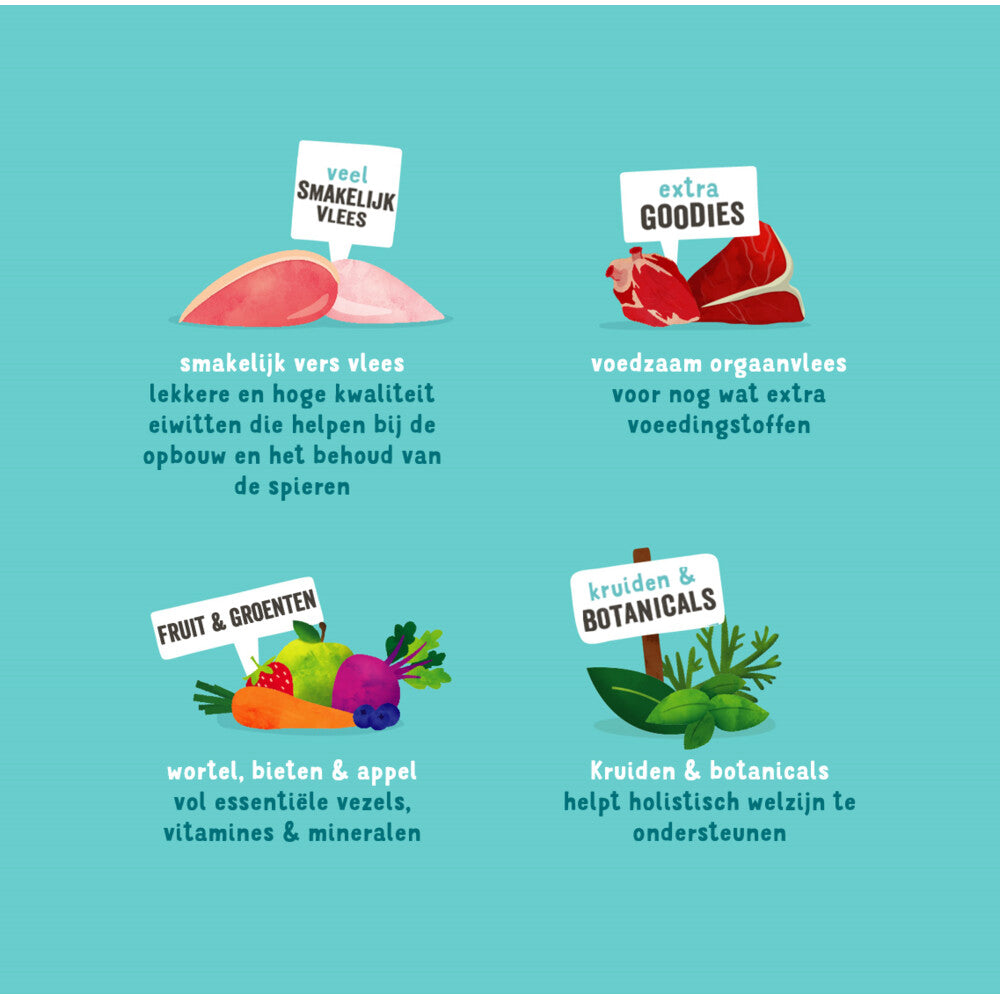  Edgard & Cooper Hondenvoer Multipack Kip - Wild - Lam