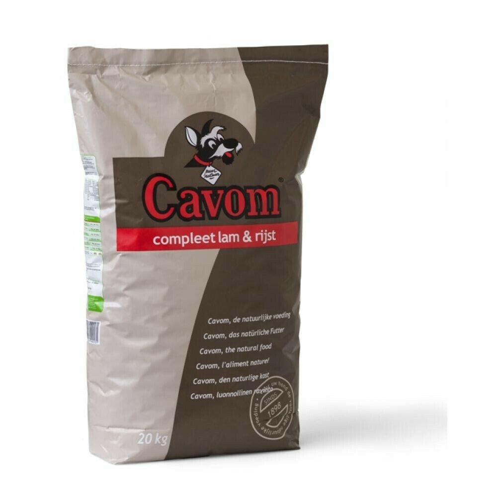  Cavom Compleet Hondenvoer Lam - Rijst & Afp Waterbak Pakket