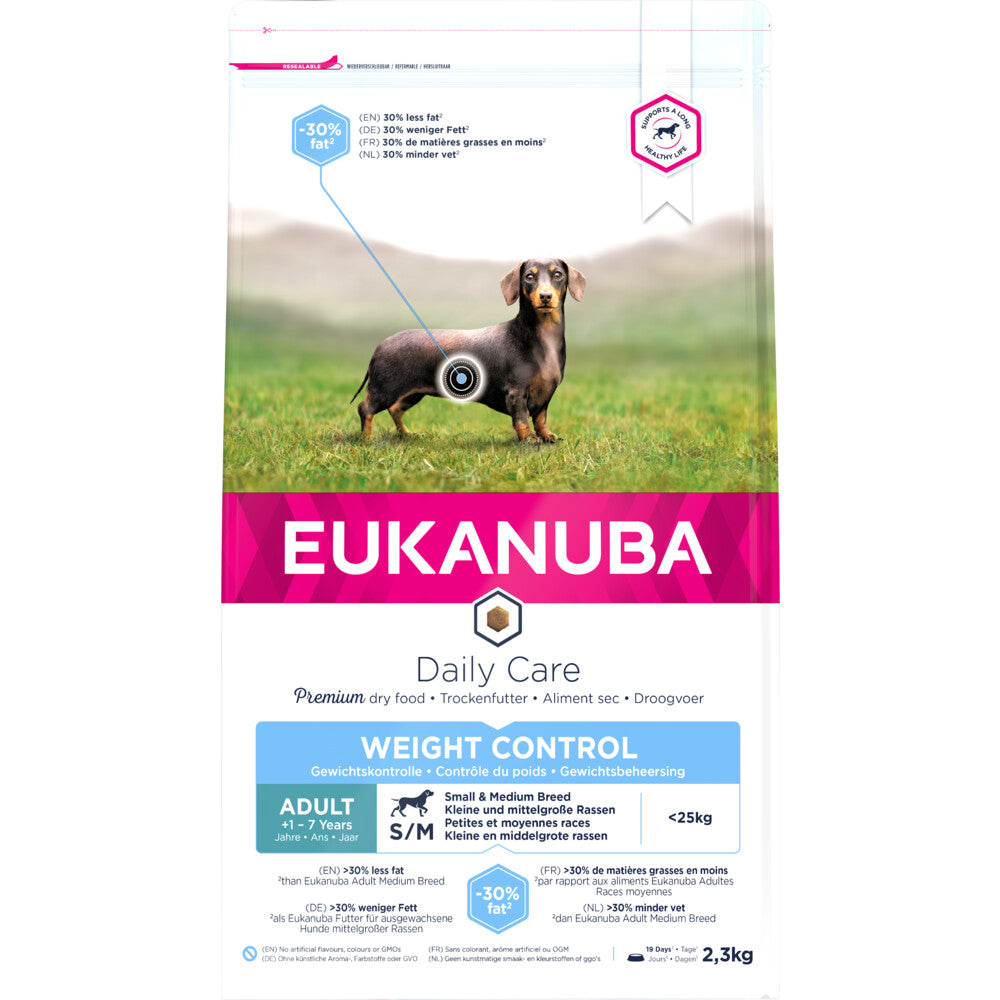  Eukanuba Daily Care Weight Control Small - Medium Kip