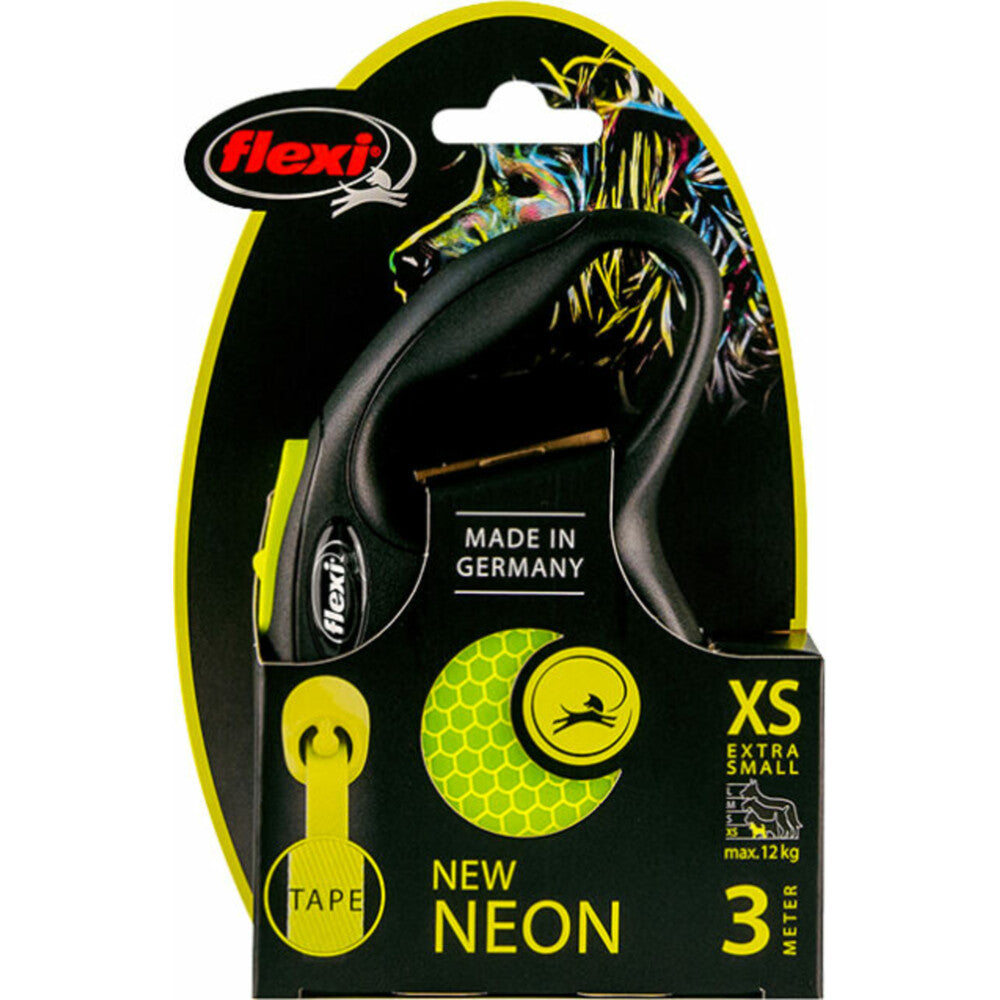  Flexi Rollijn New Neon Tape Geel