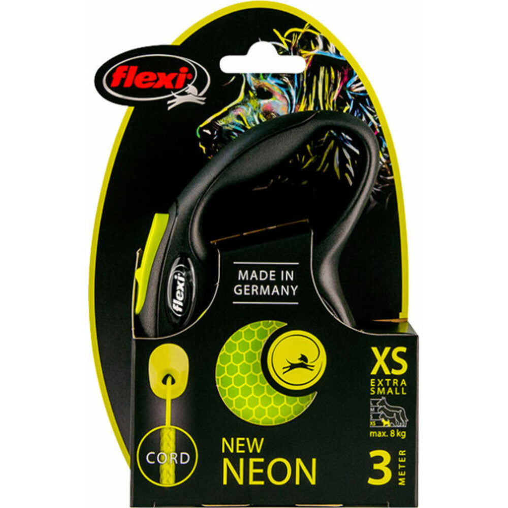  Flexi Rollijn New Neon Cord Geel