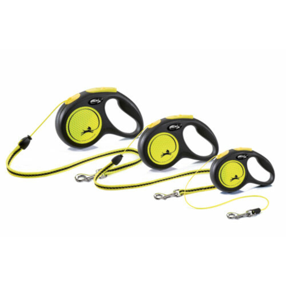  Flexi Rollijn New Neon Cord Geel