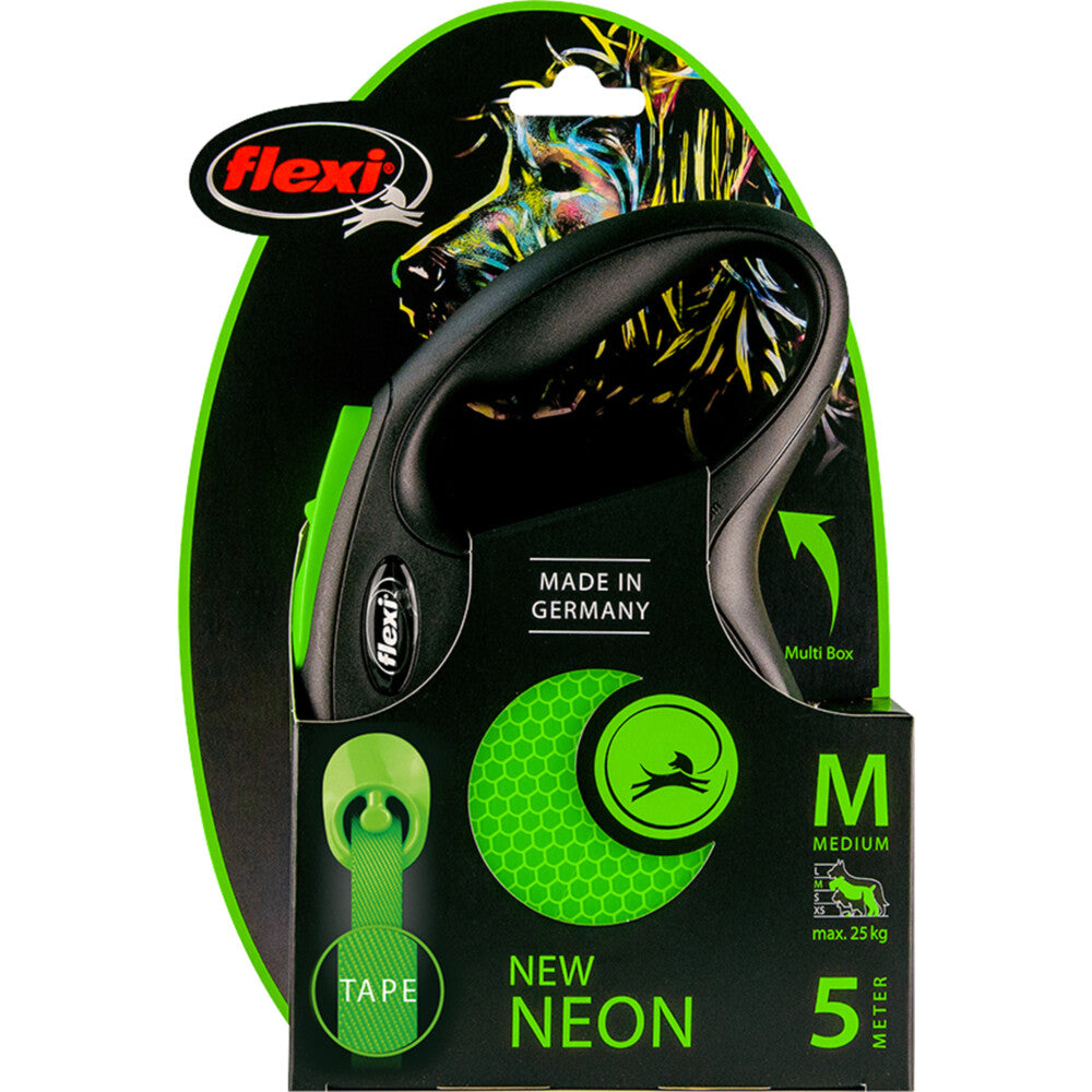  Flexi Rollijn New Neon Tape Groen