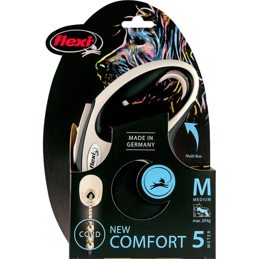 Flexi Rollijn New Comfort Cord Zwart