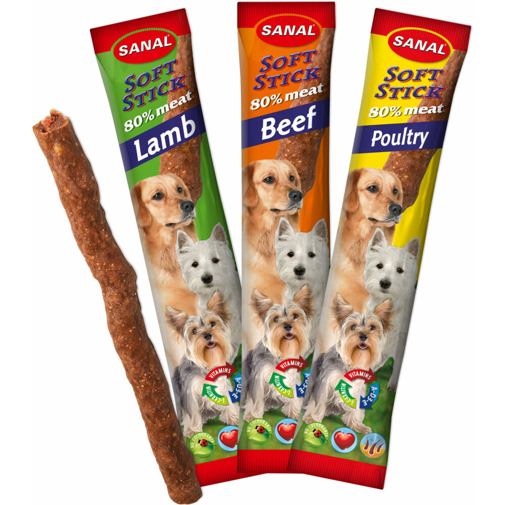  30x Sanal Hond Soft Stick Lam