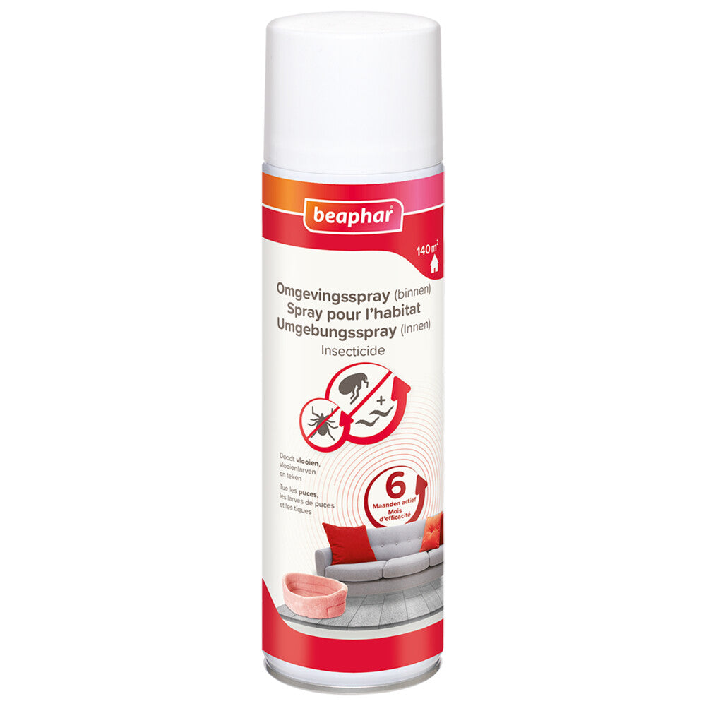  Beaphar Vlooienmiddel Omgevingsspray