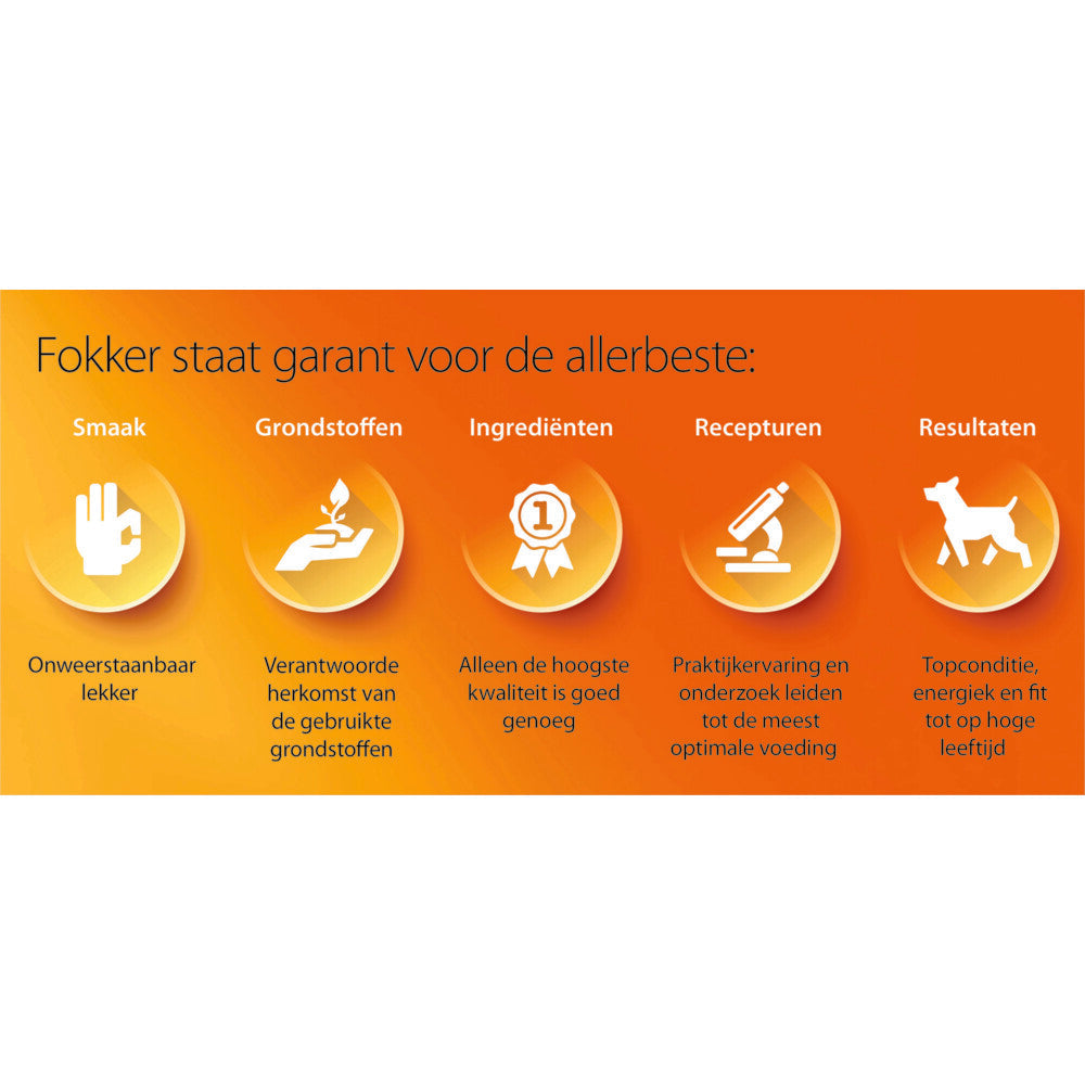  10x Fokker Meaty Bites Medium - Large