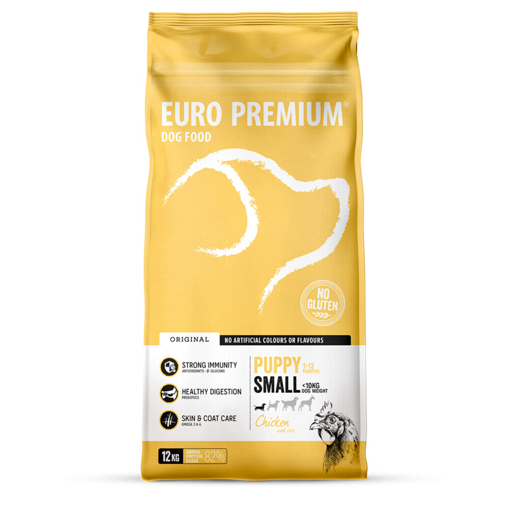  Euro-Premium Puppy Small Kip - Rijst