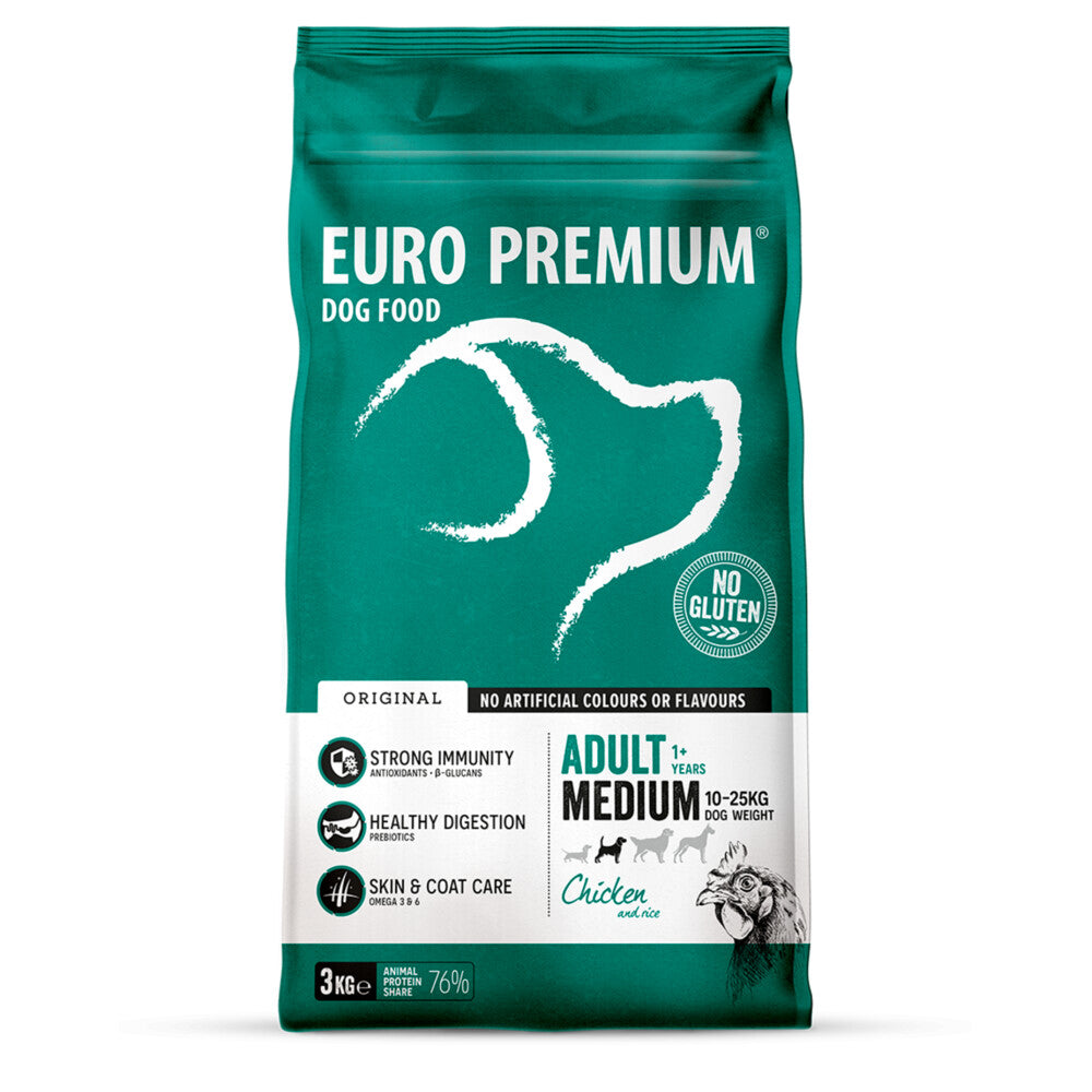  Euro-Premium Adult Medium Kip - Rijst