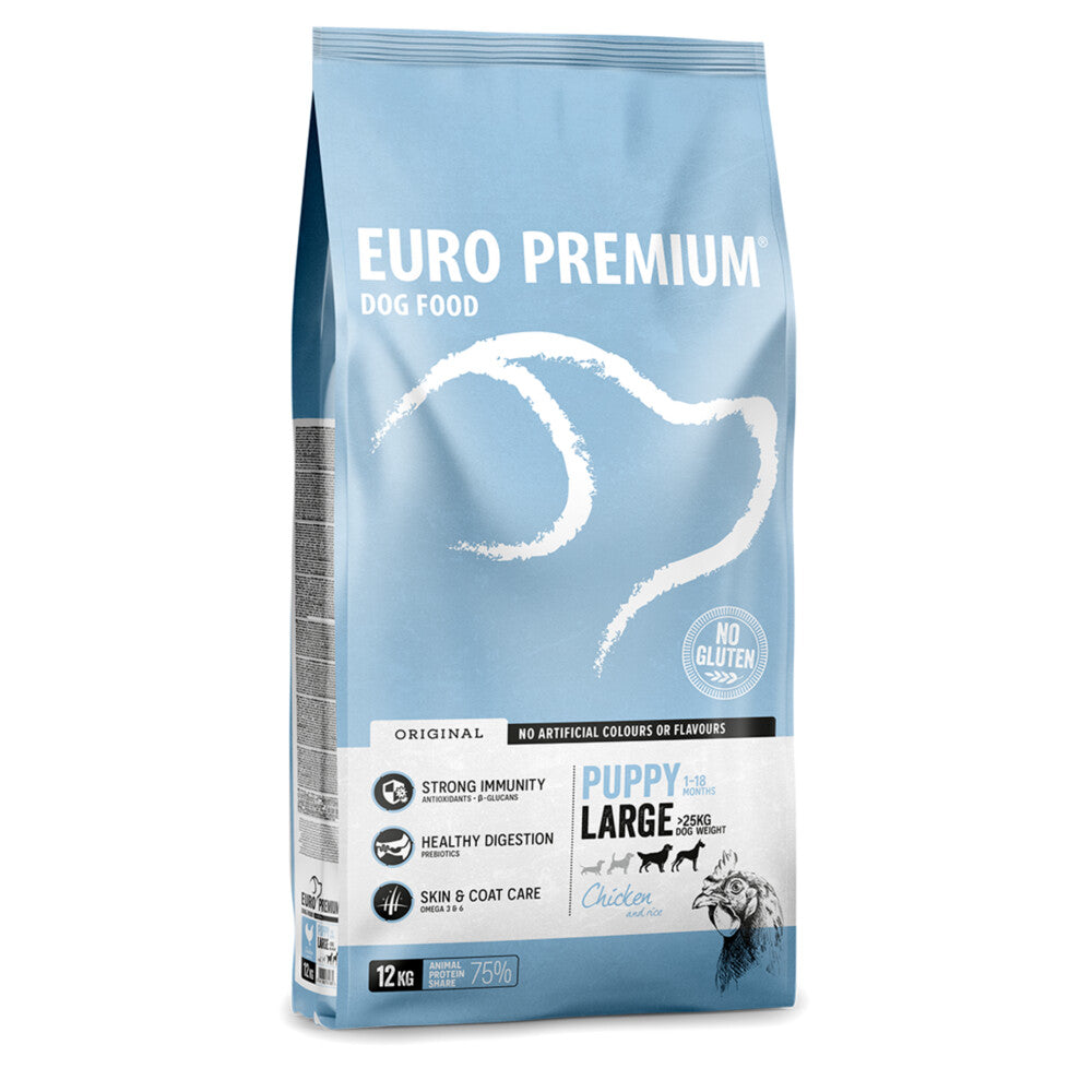  Euro-Premium Puppy Large Kip - Rijst