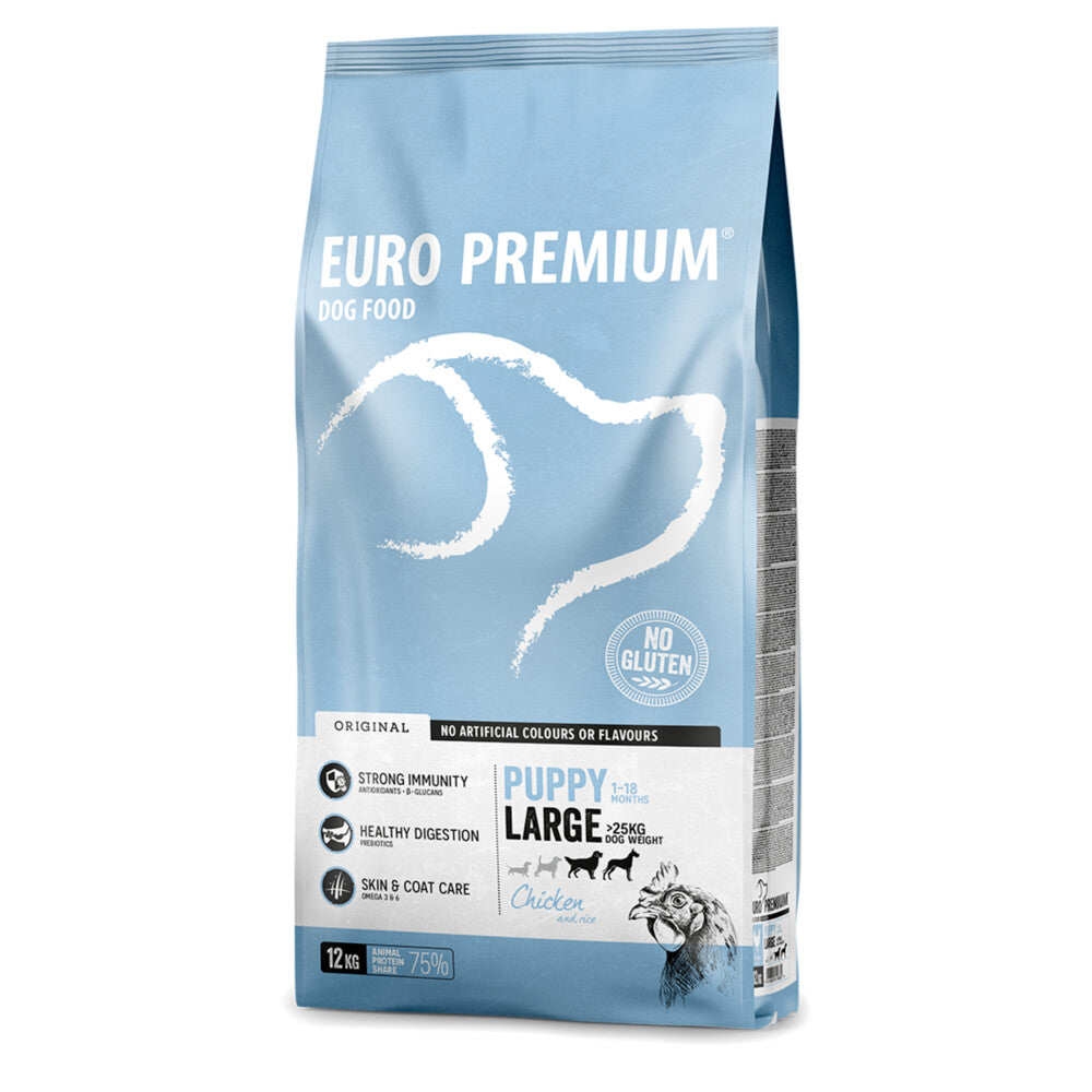  Euro-Premium Puppy Large Kip - Rijst