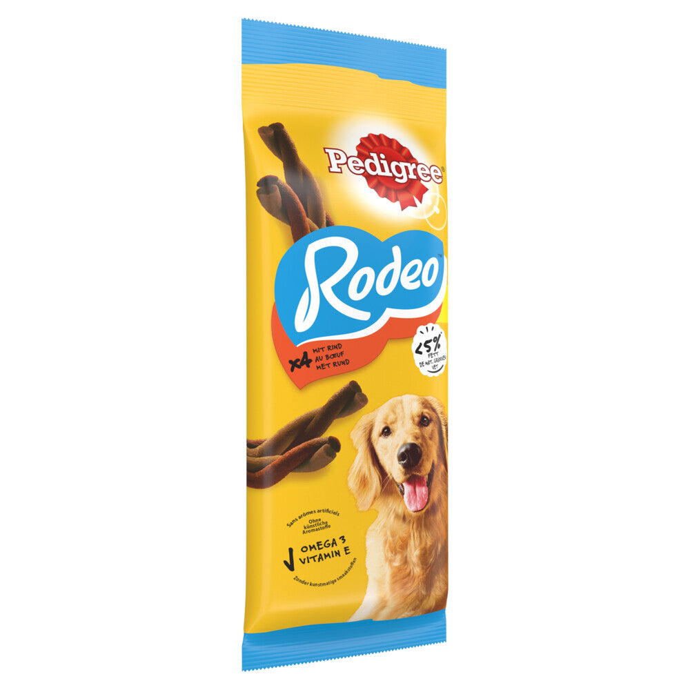  20x Pedigree Rodeo Kauwsticks Rund