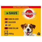  Pedigree Adult Maaltijdzakjes Vlees In Saus
