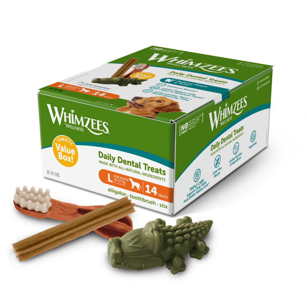  Whimzees Variety Voordeelverpakking Large