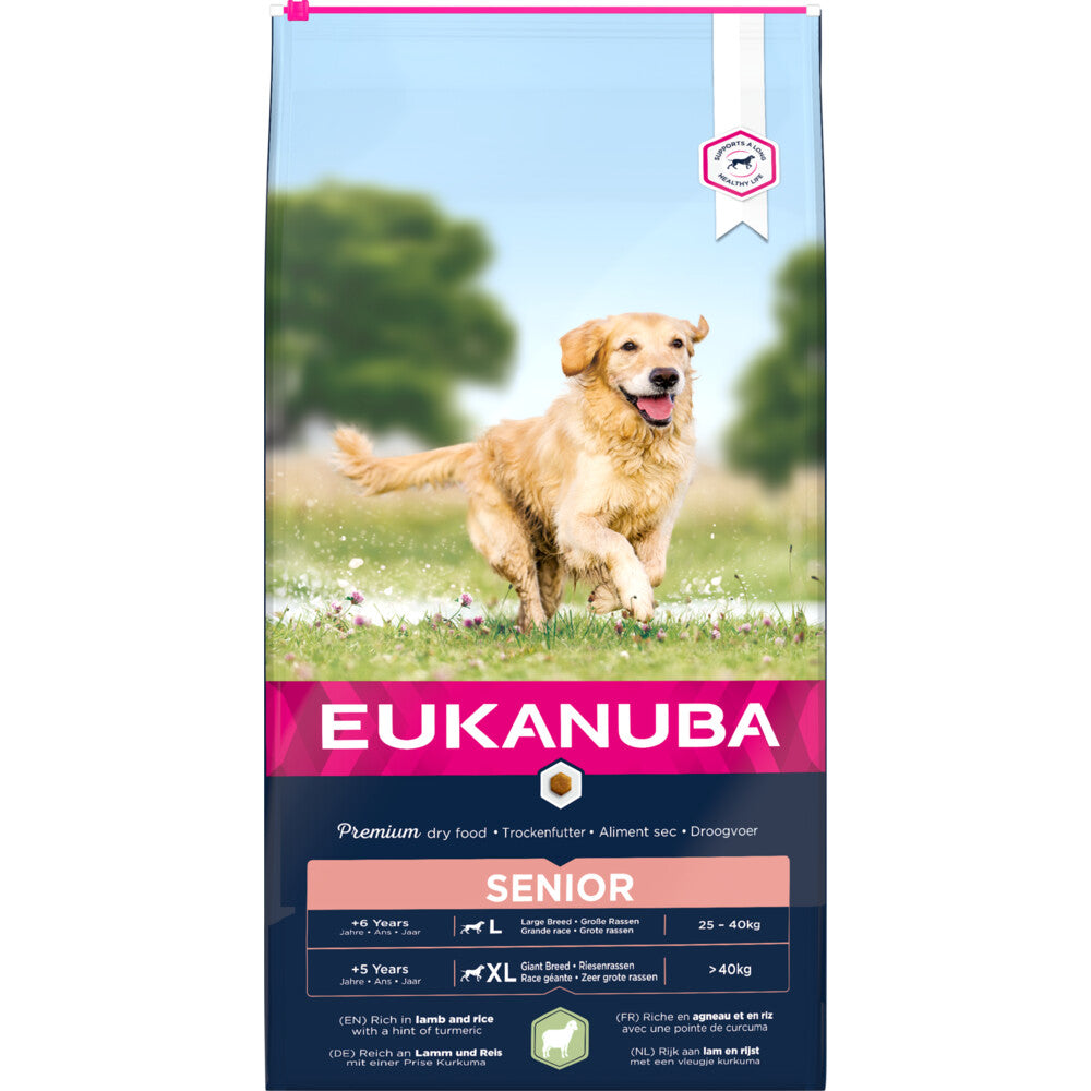  Eukanuba Dog Senior Large Lam - Rijst