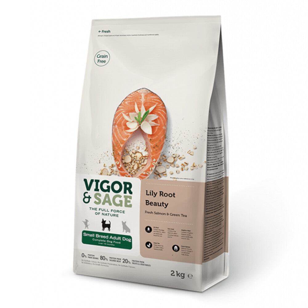  Vigor & Sage Hondenvoer Small Lilly Root Beauty
