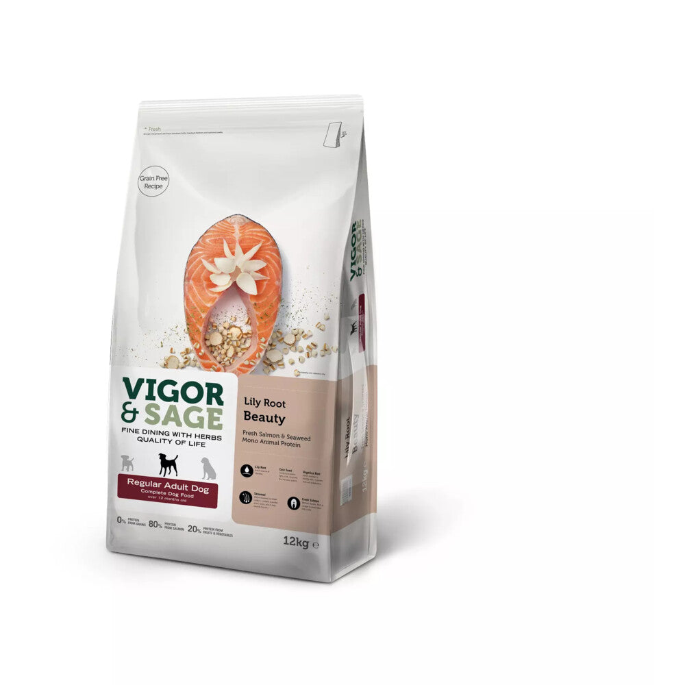  Vigor & Sage Hondenvoer Regular Lilly Root Beauty
