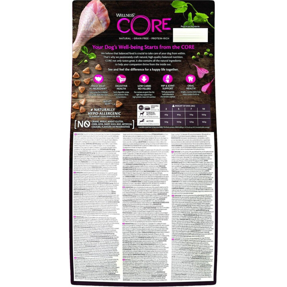  Wellness Core Hondenvoer Small Original Kalkoen
