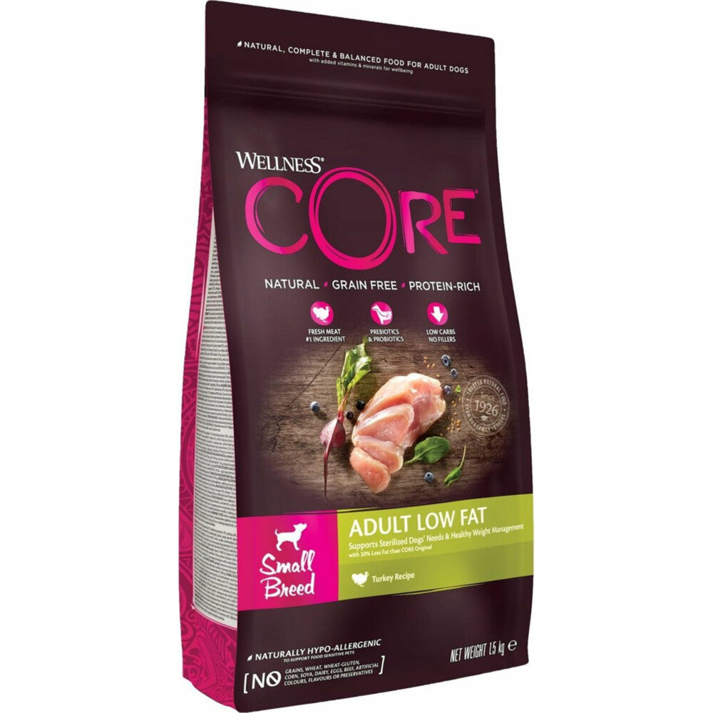  Wellness Core Hondenvoer Small Healthy Weight Kalkoen