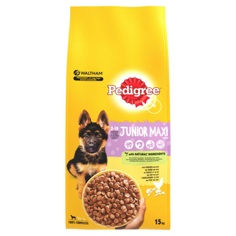 Pedigree Droogvoer Maxi Junior Kip - Rijst