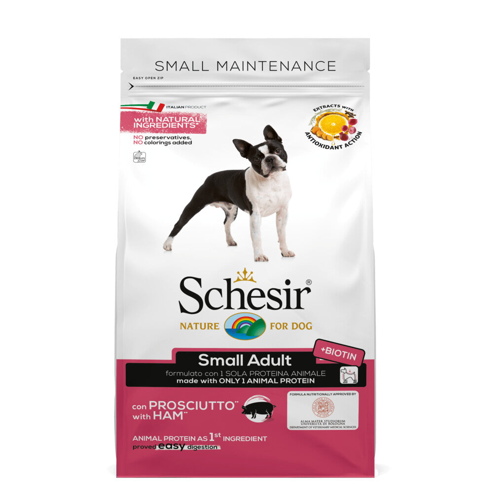  Schesir Hondenvoer Dry Small Ham