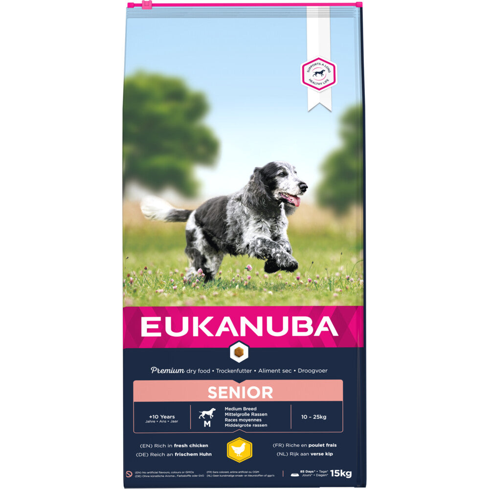  Eukanuba Dog Senior Medium Chicken