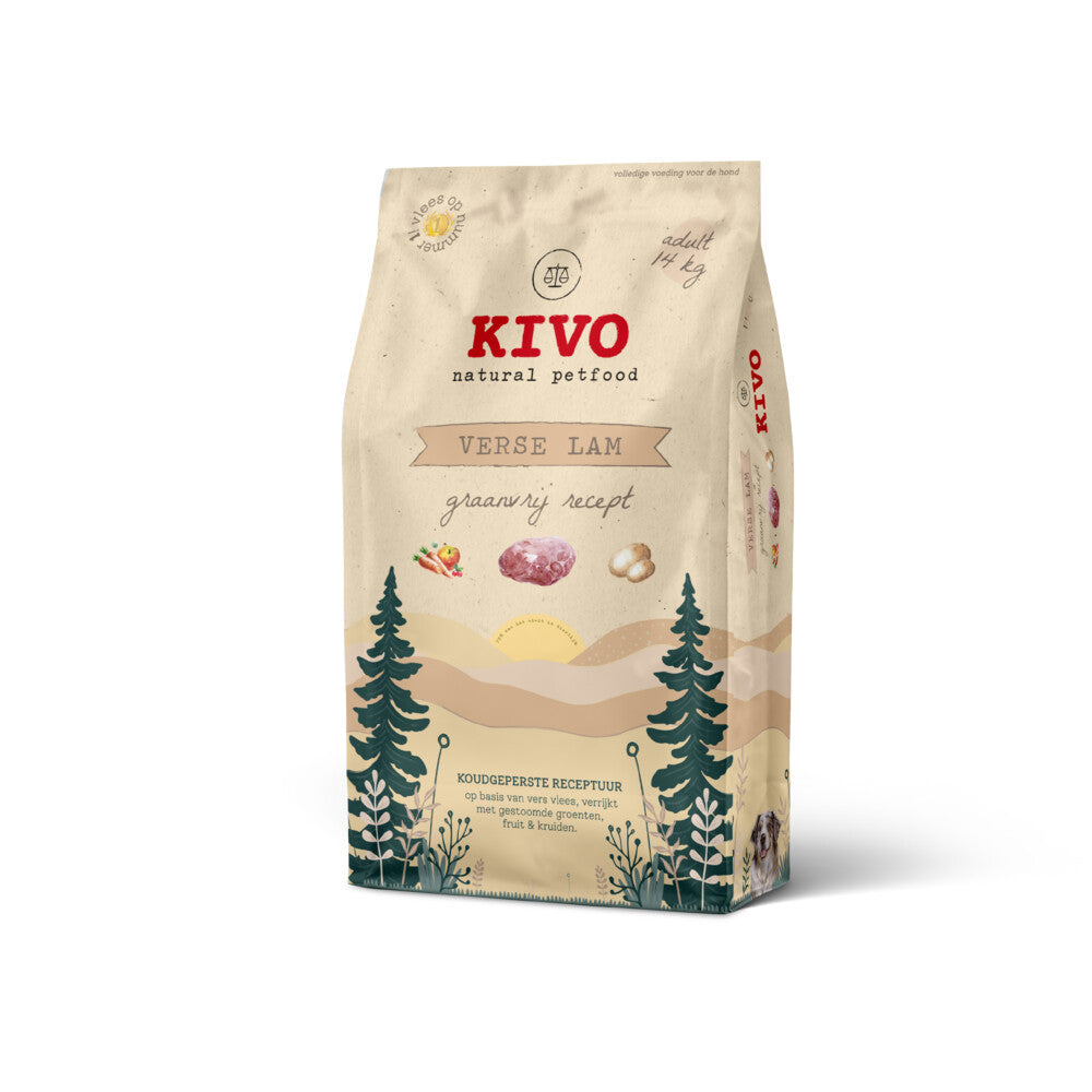  Kivo Gedroogde Lam Graanvrij