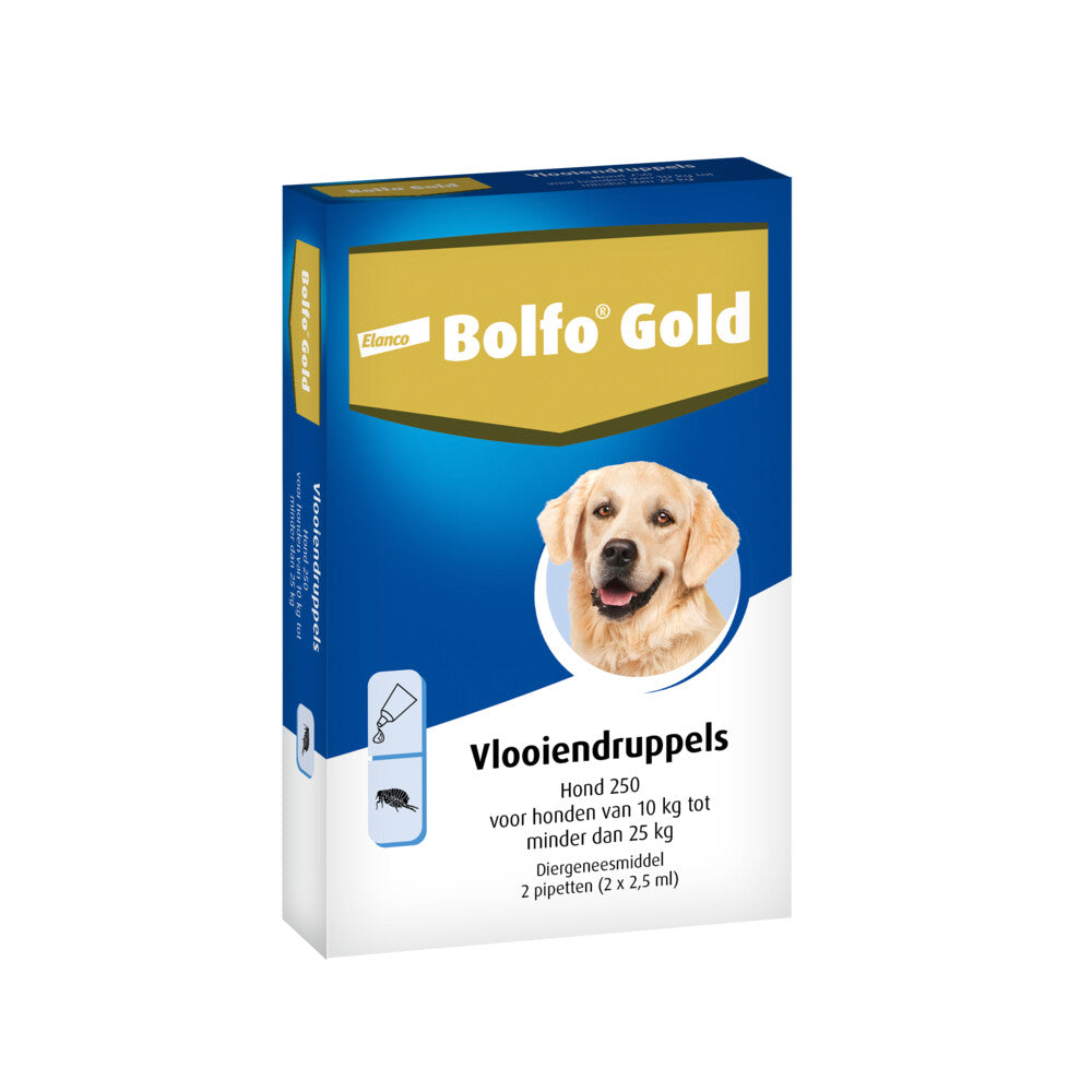  Bolfo Gold Anti Vlooiendruppels Hond 10 - 25 Kg