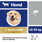  Bolfo Gold Anti Vlooiendruppels Hond 10 - 25 Kg