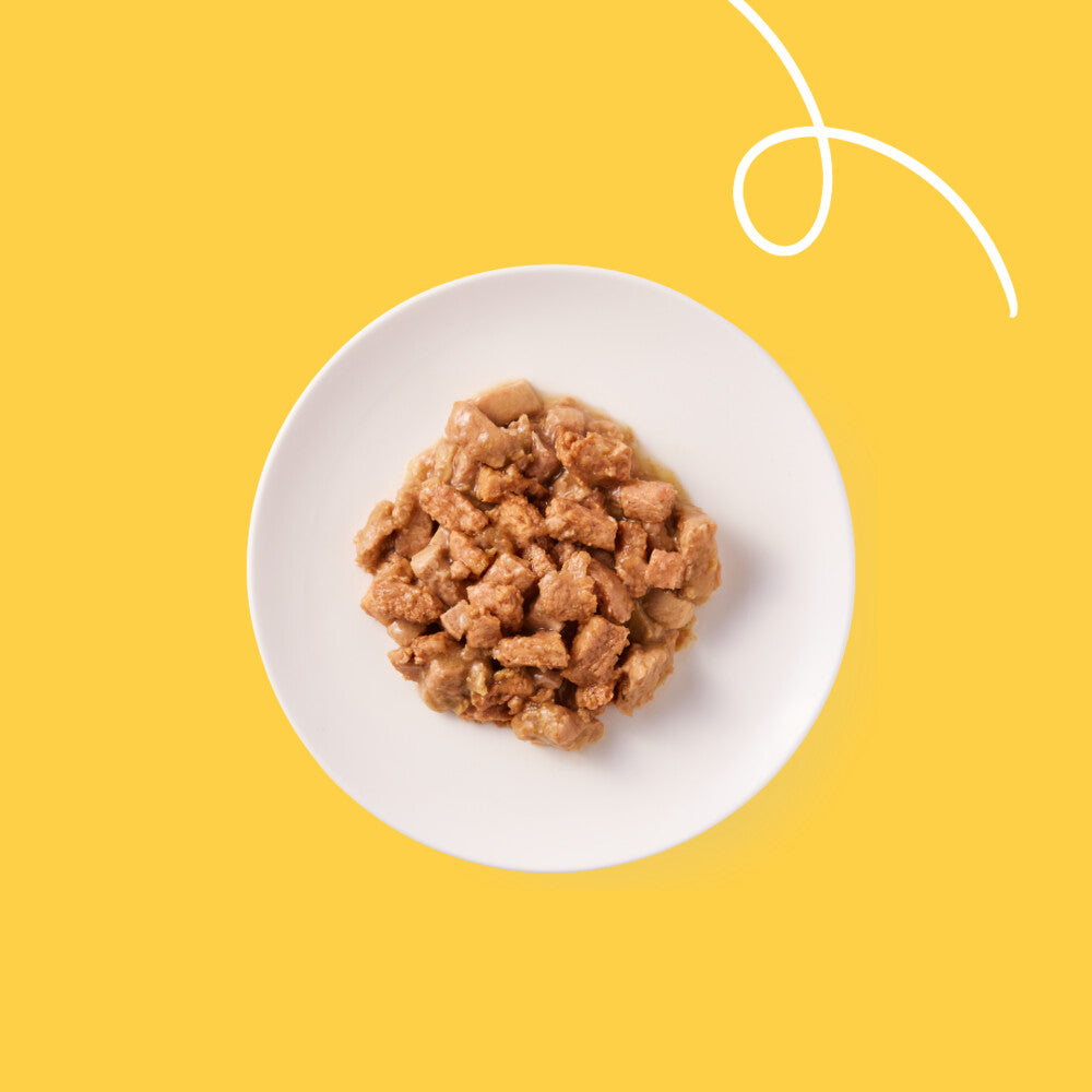  16x Yarrah Bio Kattenvoer Chunks Kip - Rund