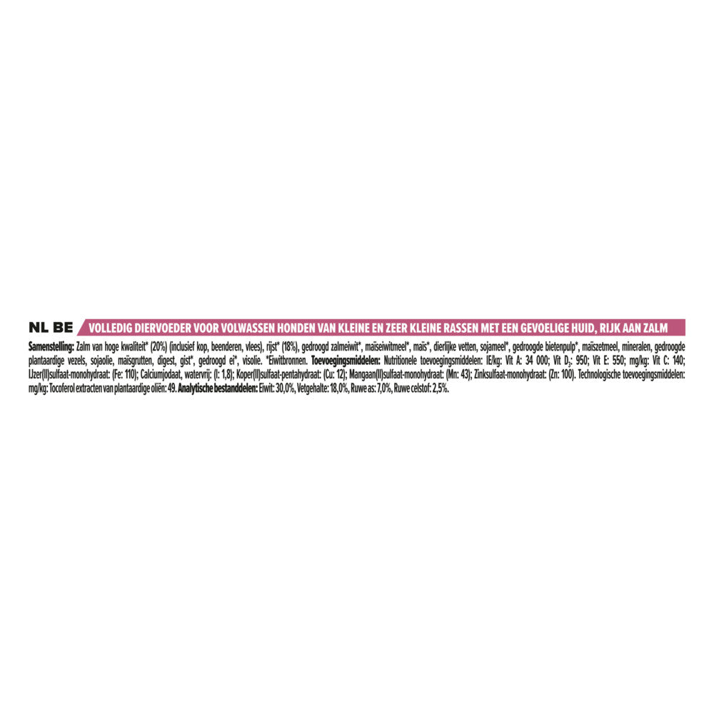  Pro Plan Adult Small & Mini Sensitive Skin Zalm