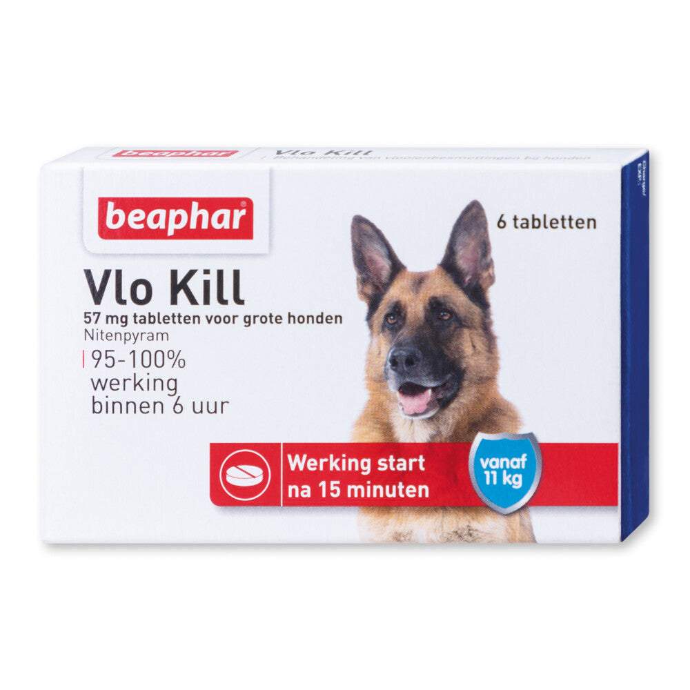  Beaphar Vlo Kill Anti Vlooien Tabletten Hond 11 - 57 Kg