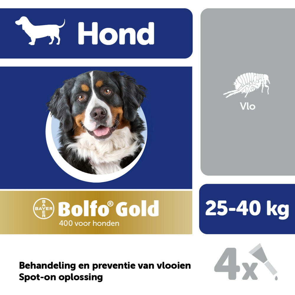  Bolfo Gold Anti Vlooiendruppels Hond Vanaf 25 Kg