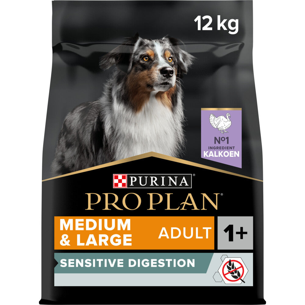  Pro Plan Adult Medium & Large Sensitive Digestion Graanvrij Kalkoen