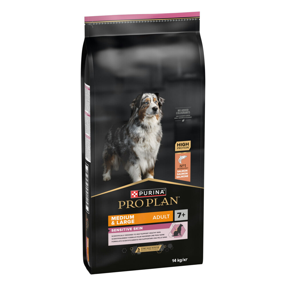  Pro Plan Adult 7+ Medium & Large Sensitive Skin Zalm